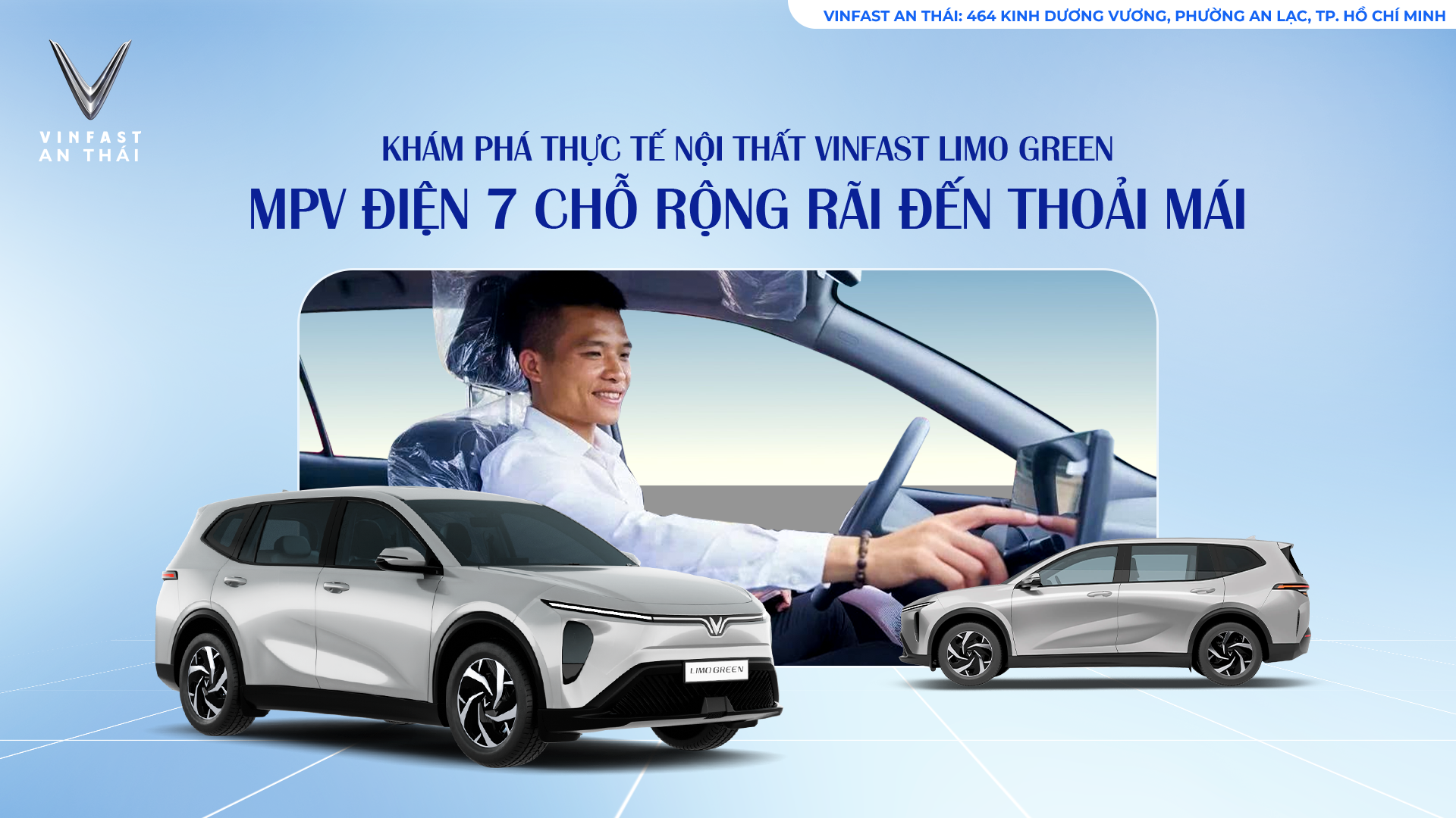 KHÁM PHÁ THỰC TẾ NỘI THẤT VINFAST LIMO GREEN - MPV ĐIỆN 7 CHỖ RỘNG RÃI ĐẾN THOẢI MÁI!  